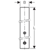 Draft Geberit Pluvia fastening belt [Code number: 358.004.00.1]