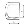 Draft Wavin PVC Pressure Pipe systems End cap, PN16, d - 90 [Code number: 20140355]