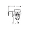 Draft Geberit Volex Wall plate elbow 90°, right, d 16*Rp 1/2" [Code number: 618.570.00.1]