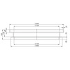Draft HAURATON AQUAFIX Frame for shaft cover PE, height 110 mm (price on request) [Code number: 386012]