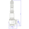 Draft VALTEC Adjustable safety valve, 1-12 bar, DN - 2" [Code number: VT.1831.N.09]
