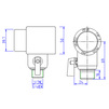 Draft VALTEC PPR Manifold T-piece with a ball valve (euro cone), d - 40, G - 3/4" [Code number: VTp.781.0.04005]