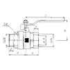 Draft VALTEC Ball valve BASIC, female-male, d - 2" (ENOLGAS) (price on request) [Code number: S.215]