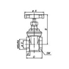 Draft VALTEC RG Brass full bore gate valve, PN 16, d - 1 1/2" [Code number: VT.012.RG.08]