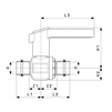 Draft VIEGA Easytop Labs Free Ball valve, 16 bar, 110°С, bronze, d 15(18) [Code number: 575311]