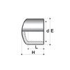 Draft COMER Glue plug, PVC-U, PN 16, d - 16 [Code number: CA700160PVC]