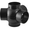 Photo Geberit HDPE Triple branchball 88.5°, connections 135° offset, d75, d1 75 [Code number: 365.600.16.1]
