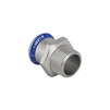 Photo Geberit Mapress Stainless Steel adapter with male thread, d 15, L 4,3 [Code number: 31714]