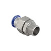 Photo Geberit Mapress Stainless Steel adapter union with male thread, union nut made of CrNi steel, d 54, L 10,3 [Code number: 35370]