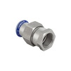 Photo Geberit Mapress Stainless Steel adapter union with female thread, union nut made of CrNi steel, d 22, L 6,3 [Code number: 35352]