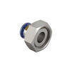 Photo Geberit Mapress Stainless Steel adapter with union nut, gas, d 22, L 4,2 [Code number: 34158]