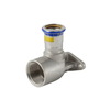 Photo Geberit Mapress Stainless Steel elbow tap connector 90° for gas metres, gas, d 28, L 4,4 [Code number: 91098]