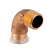 Photo Geberit Mapress Copper elbow adapter 90° with male thread, FKM, d 18-Rp1/2" [Code number: 52526]