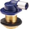 Photo Wavin Future K1 elbow with hold-down nut, for plumbing fixture, d - 16 x 1/2"x 80 [Code number: 25504225]