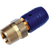 Photo Wavin Future K1 coupling with male thread, brass, d - 20 x 1/2" [Code number: 25508454]