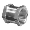 Photo IBP Threaded brass adapters Straight Coupler, chrome-plated, d - 1/2" [Code number: 8270 004C00000]