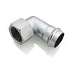Photo IBP B-Press Carbon 90° Elbow With Female Thread, d - 15 x 1/2" [Code number: PC4090G0150400]