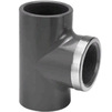 Photo Wavin PVC Pressure Pipe systems T-piece 90˚ with female thread, PN10, d1 - 75, d2 - 2 1/2" [Code number: 20137915]