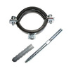 Photo Ostendorf Fastening set for pipes (metal clamp, hairpin, dowel), d - 50 (contract manufacturing of the Russian Federation) [Code number: 388205]
