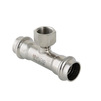 Photo VALTEC T-piece with female thread, stainless steel, d - 35х1 1/4" [Code number: VTi.932.I.350735]