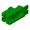 Photo HAURATON DRAINFIX BLOC Connection adaptor for DRAINFIX BLOC Size 2, green, 35x35x100 mm (price on request) [Code number: 96110]