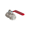 Photo VALTEC PPR Brass valve with welding coupling, d - 40, G - 1 1/4" [Code number: VTp.742.0.04007]