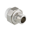 Photo VALTEC PPR Brass pipe union with welding coupling male, d - 20, G - 1/2" [Code number: VTp.761.0.02004]