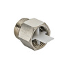 Photo VALTEC shut-off valve for air vent, nickel-plated, d - 3/8" (price on request) [Code number: OR.539]