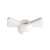Photo VALTEC Valve butterfly handle, white, d - 1/2"-3/4" [Code number: VT.220.W.04]