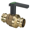 Photo VIEGA Easytop Ball valve with press connectors, maintenance-free locking mechanism, d 32(35) [Code number: 475895]