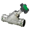 Photo VIEGA Sanpress Inox CRV Slanted seat valve, d 40 (42) [Code number: 468514]