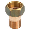 Photo VIEGA Gunmetal fittings Connection screw fitting, flat sealing, bronze, R 1 1/4", G 1 1/2" [Code number: 319618]