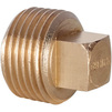 Photo IBP Bronze fittings Plain plug, male thread, d - 1/4" [Code number: 3291 002000000]