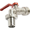 Photo IBP Orange Drain valve with union, flag handle, d - 1" [Code number: 125515MHO160808]