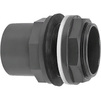 Photo COMER Tank connector, for glue, d - 50/40, d1 - 1,3/4", PVC-U [Code number: 5.16.041]