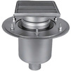 Photo ATT Drain MINI Wm150/50V2 with square grating, "D" with slotted grate 10*4, vertical [Code number: 10w0019]