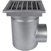 Photo ATT Drain W300/110H1 professional with square grating, horizontal, body 255 [Code number: 10w0006]
