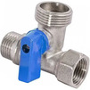 Photo RTP SIGMA Three-way valve, brass, female/male/male thread, d - 1/2", d1 - 1/2", d2 - 3/4" [Code number: 39500]