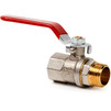 Photo RTP SIGMA Ball valve brass, female/male, PN 25, with lever, d - 1'' [Code number: 25355 (RTP SIGMA)]