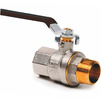 Photo RTP SIGMA Ball valve brass, female/male, PN 40, lever, d - 1'' [Code number: 27392]