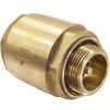 Photo RTP SIGMA Non return valve with plastic rod, female/male, PN 25, PN25, brass, nickel-plated, d - 1 1/4" [Code number: 33752 (RTP SIGMA)]