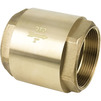 Photo RTP SIGMA Non return valve with plastic rod, female/female, PN25, brass, nickel-plated, d - 1 1/2" [Code number: 31615]