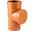 Photo RTP BETA ORANGE Access pipe, PP-B, for outdoor sewage, with socket, d - 110 [Code number: 36635]