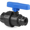 Photo RTP GAMMA Ball valve compression, female thread/female thread, for PE pipes, PP, d - 2", d1 - 2" [Code number: 16466]
