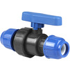 Photo RTP GAMMA Ball valve compression, for PE pipes, PP, d - 20 [Code number: 14389]