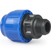 Photo RTP GAMMA Coupling compression, with male thread, for PE pipes, PN 16, PP, d - 20, d1 - 3/4" [Code number: 11496]
