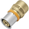 Photo KAN-therm ultraPRESS Brass connector with male thread, press connection, d 16, R 1/2" [Code number: 1009045005]