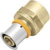 Photo KAN-therm ultraPRESS Brass connector with female thread, press connection, d 16, Rp 1/2" [Code number: 1009044002]