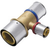 Photo KAN-therm ultraPRESS T-piece reduction brass, press connection, d 20, d1 16, d2 16 [Code number: 1009257205]