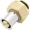 Photo KAN-therm ultraPRESS Brass connector conical, female thread, press connection, d 16, G 3/4" [Code number: 1009271013]